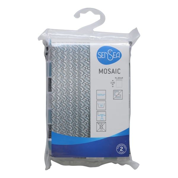 Sensea Shower Curtain - Blue Mosaic