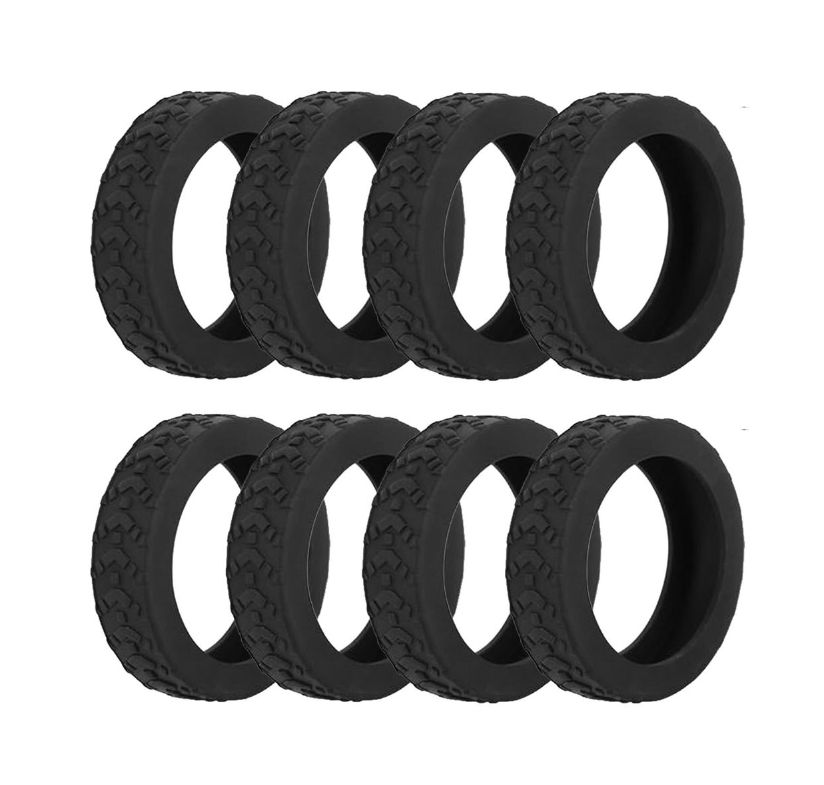 Silicone Wheel Cover, Noise-Reducing Luggage Suitcase Wheel Covers 8pcs