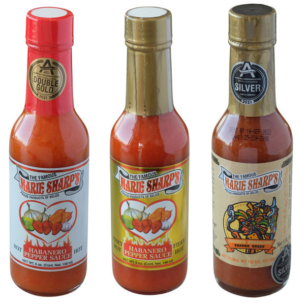 Turn Up the Heat with Marie Sharp's Habanero Hot Sauce Trio!