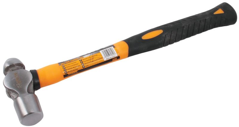 Hoteche 1 Pound (0.45kg) Ball Pein Hammer with Fibreglass Handle