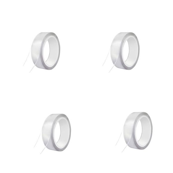 Set Of 4 3m Transparent Double-Sided Adhesive Tape 49-8-253
