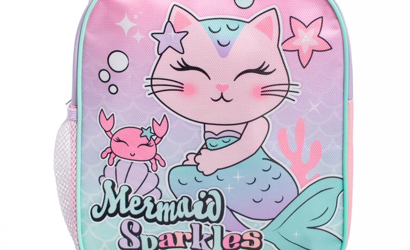 SQUIGGLE Meowmaid Junior Girls Backpack - Cute, Stylish &amp; Perfect for Kids
