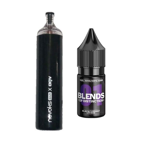 Nevoks Bar X Disposable Vape with 10ml Blackcurrant Lychee - 50mg
