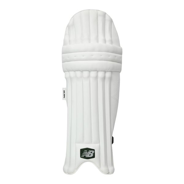New Balance Burn Adult Right-Hand Cricket Pads - White/Black