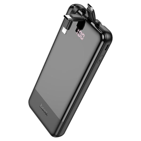 Hoco J114 10000mAh Ultra Thin Power Bank With cables
