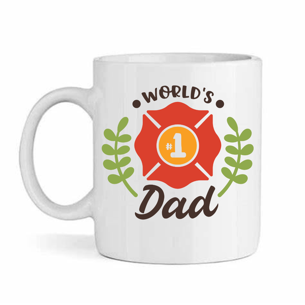 Number 1 DAD Father's Day - Mother's Day-Valentines Mug