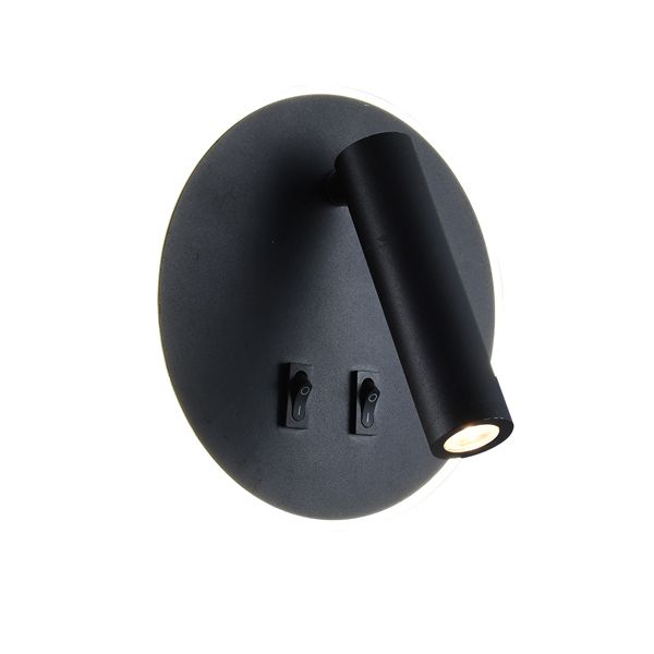 Eurolux - Metal Round Light 160mm Black