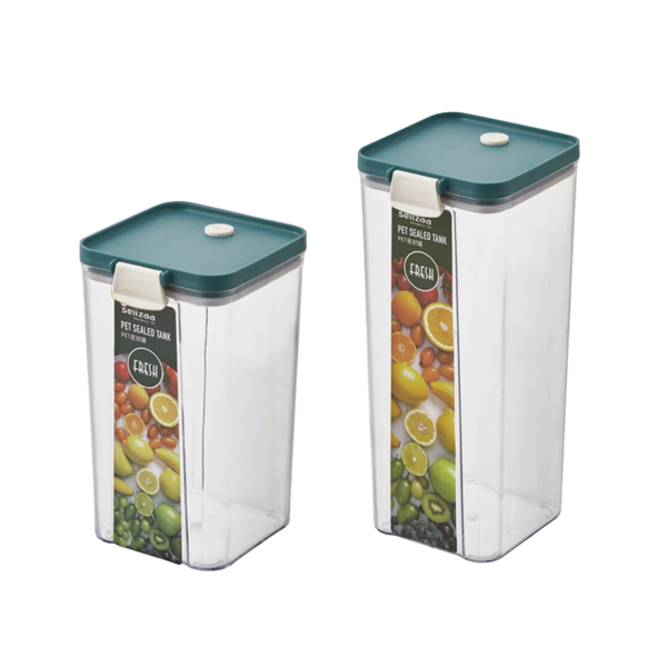Airtight Stackable Food Storage Containers - 2 Pack