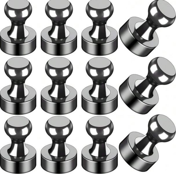 12Pack Powerful Round Fridge Magnets , For Whiteboards &amp; Refrigerator