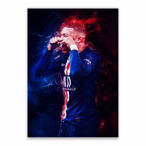 Kylian Mbappe Cry Celebration Poster - A1