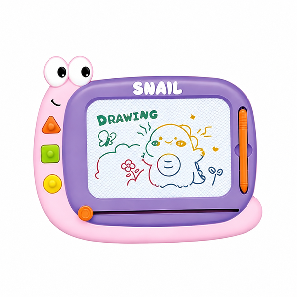 Snail Magnetic Drawing Board - Colour Doodle Toy for Kids &amp; Toddlers