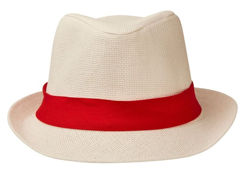 White With Red Band image