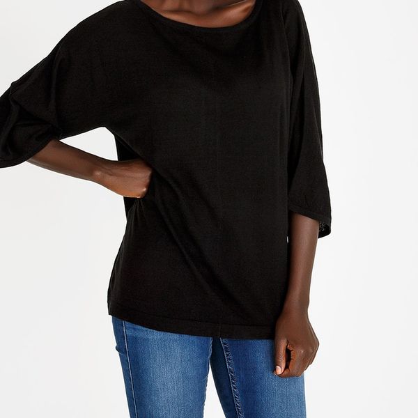 Women's edit Pullover Sweater Black