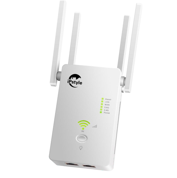 IPSTYLE WiFi Extender/Router/AP Dual Band Repeater Wi-Fi Access Point