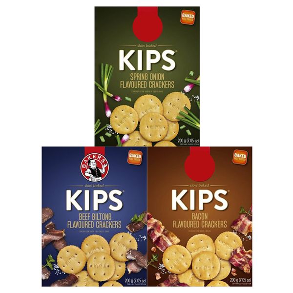 Bakers Kips Crackers Multi Pack - 3 x 200g