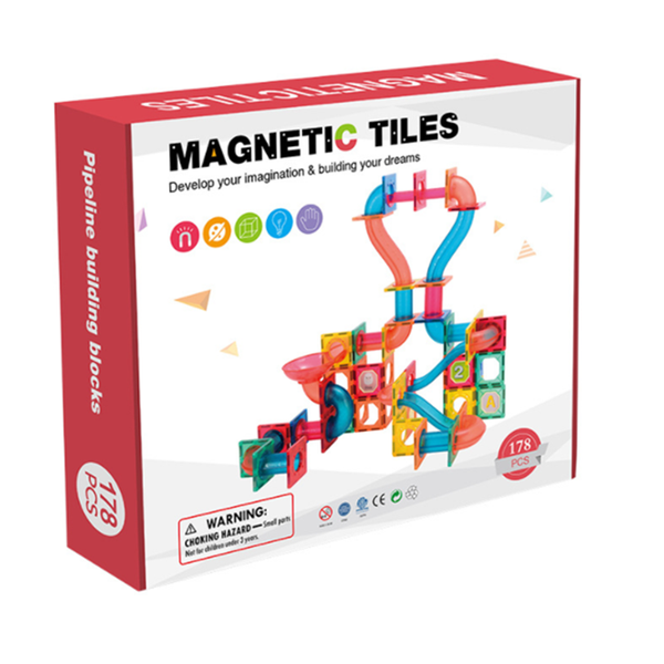 Magnetic Marble Run - 178 Piece
