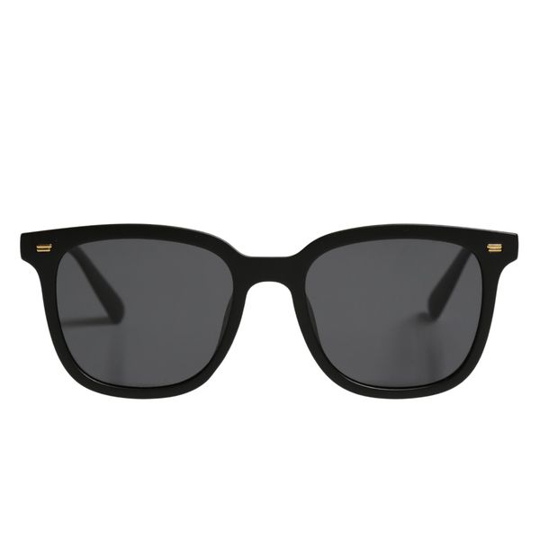 Superfine Will Wayfarer Black Sunglasses