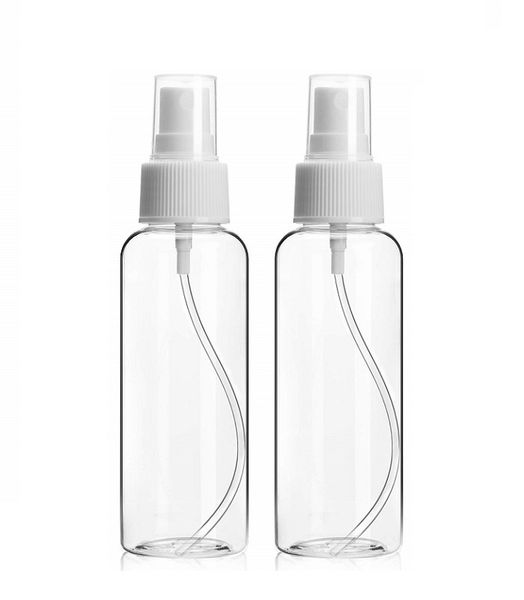 LPS 2Pack 150 ML Clear Refillable and Reusable Plastic Spray Bottles