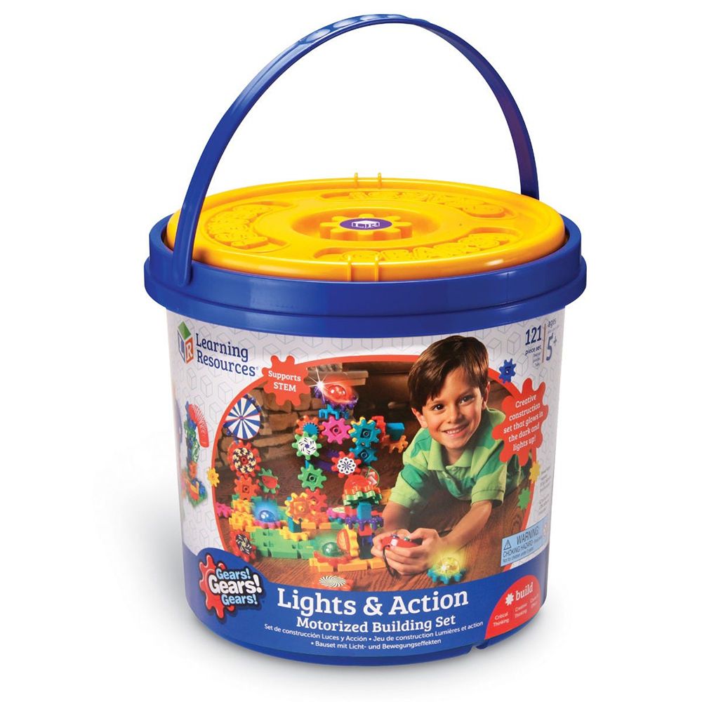 Learning Resources Gears Gears Gears Lights And Action Building Set