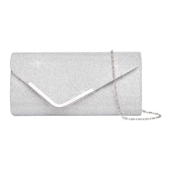 Clutch Purses for Women Shiny Sequin Envelope Clutch Evening Bag 1Piece
