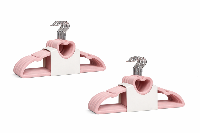 Kids' Velvet Clothes Hangers - 20-Piece