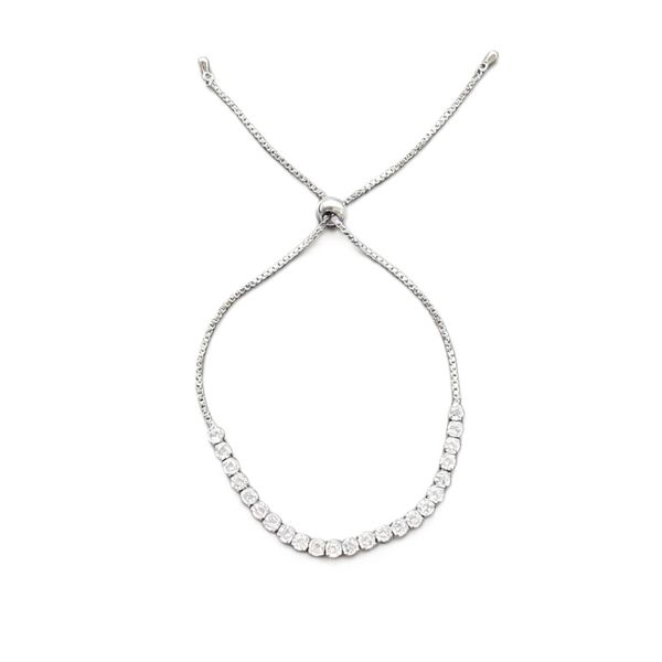 Zircon Tennis Bracelet for Women Slider Buckle z Crystal Bracelet