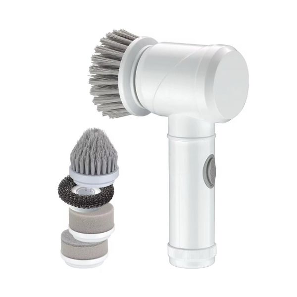 5 in1 Cordless Electric Spin Cleaning Brush With 5 Replaceable Heads