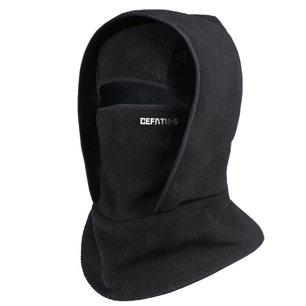 Outdoor Winter Warm Hat Neckband Integrated Mask, Windproof Balaclavas