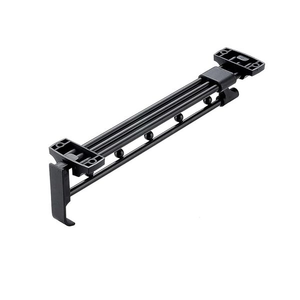 Pull Out Closet Rod Clothes Storage Hanger Rail Closet Organizer Rack Rod