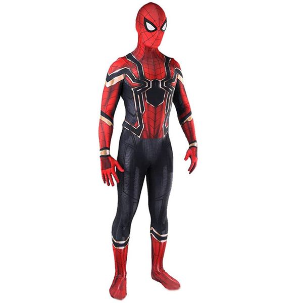 Adult's Spandex Iron Spiderman Inspired Costume