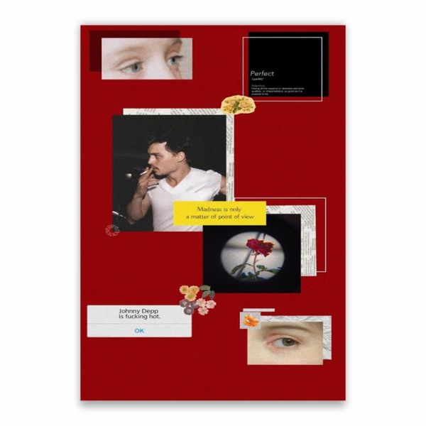 Johnny Depp Aesthetic Poster - A1