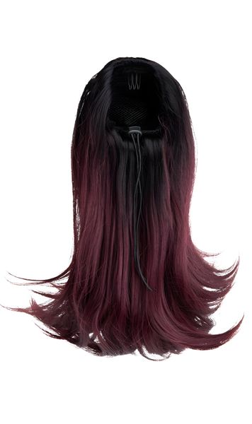 Ponytail Women's Slightly Curled Short Wig