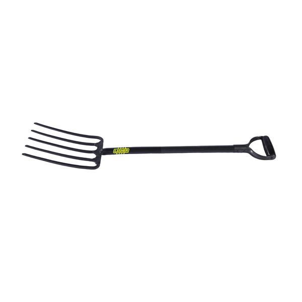 Lasher 5 Prong Digging Fork (Steel Shaft)