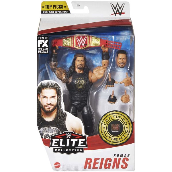 WWE Roman Reigns Top Picks Elite Collection Action Figure with Universal Championship