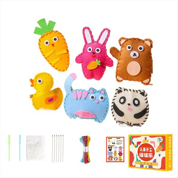 Kids Sewing Kit Doll Sewing Kit for Kid Doll Making Supplies Learn