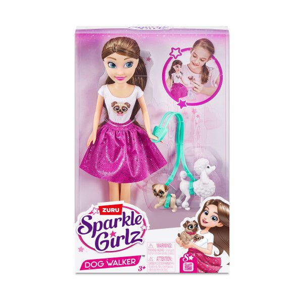 Sparkle Girlz Playset Dog Walker by ZURU