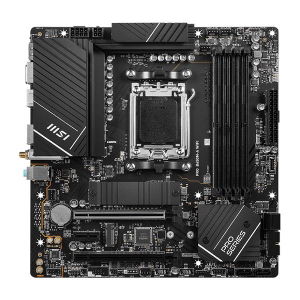 MSI PRO B650M-A WIFI AMD AM5 mATX Gaming Motherboard