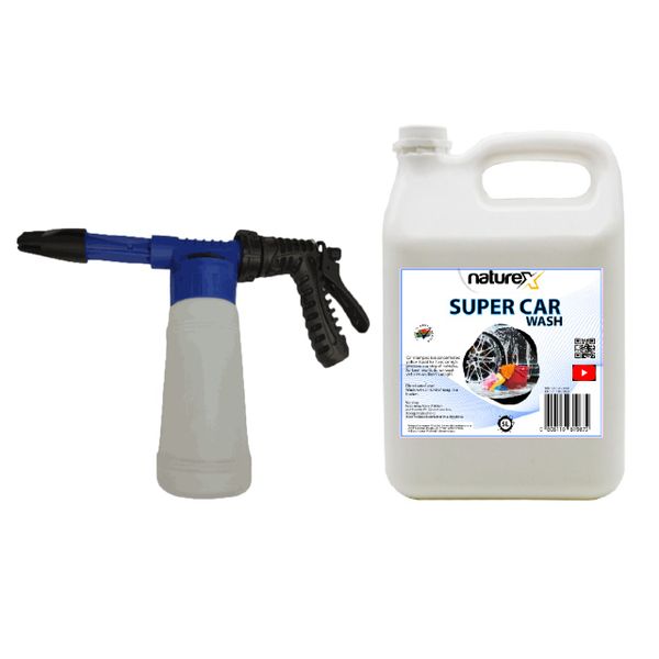 Naturex Super Car Wash Shampoo With Foam Blaster