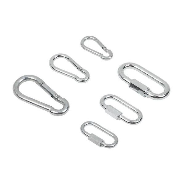 6 Piece Snap Hook &amp; Quick Link Set