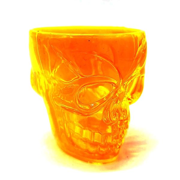 Px Happy Halloween Skull Shots to the Head Tot Glass - 6 Shot Glasses