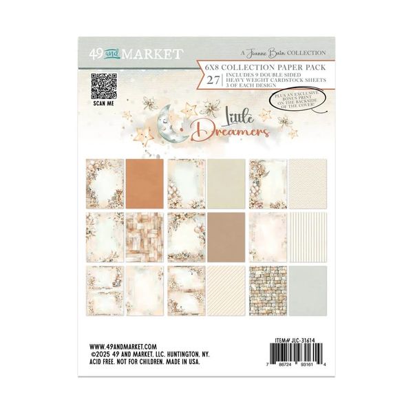 49 And Market Little Dreamer 6x8 Collection Pack