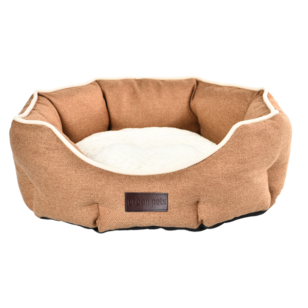Urban Pets - Round Washable Home Style Pet Bed Removable Pillow Cushion