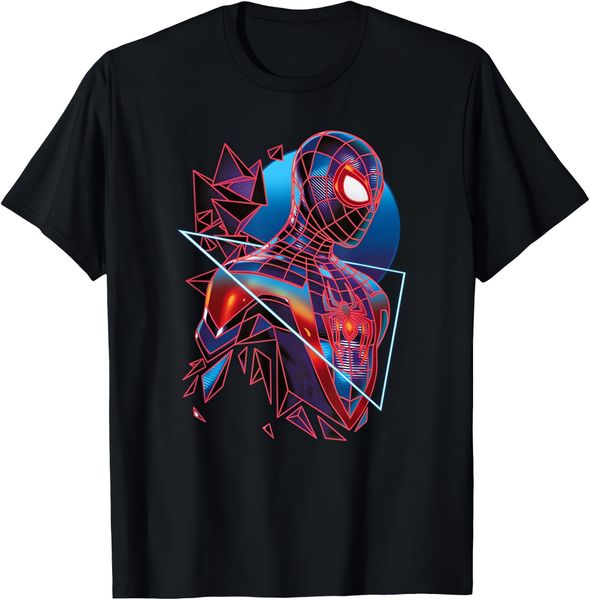 Rock Ts Spider-Man: Miles Morales Game Digital Neon (Exclusive)