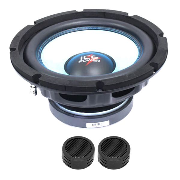 Ice Power IPS-105D4 10" 5000w D4 DVC Subwoofer &amp; Evo Tweeters