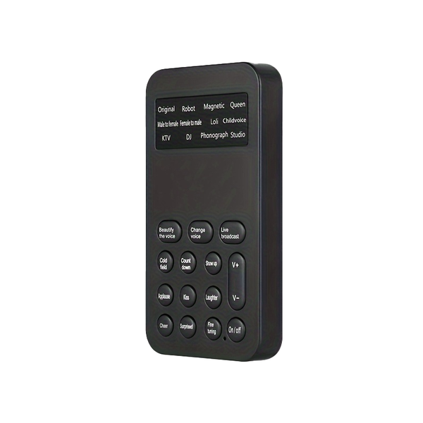 Versatile Real-Time Voice Changer - 10 Voice Modes, USB/3.5mm
