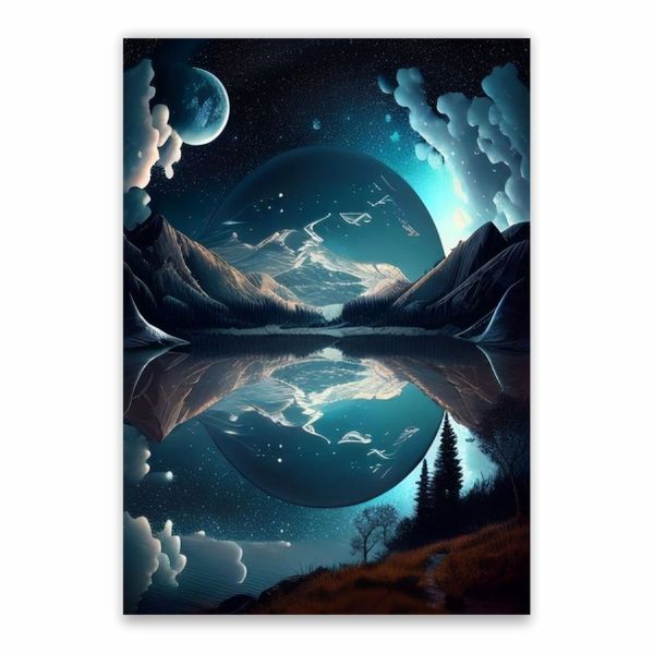 Nightime Blues Poster - A1