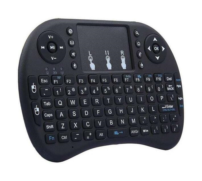 Cell N Tech Mini 2.4GHz Wireless Keyboard with Touchpad Black