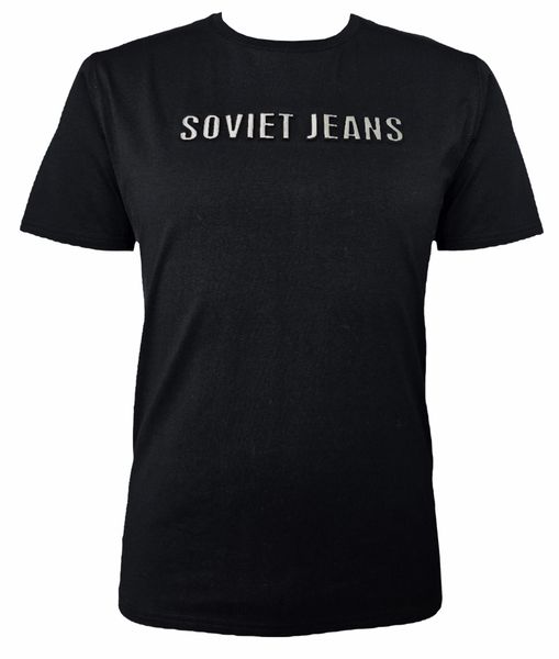Soviet Sharp Mens Short Sleeve Fashion T-Shirt - Black