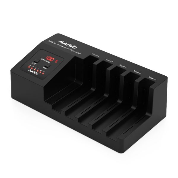 Maiwo 5-Bay SATA HDD USB3.0 Clone STN with Fan (K3095A)