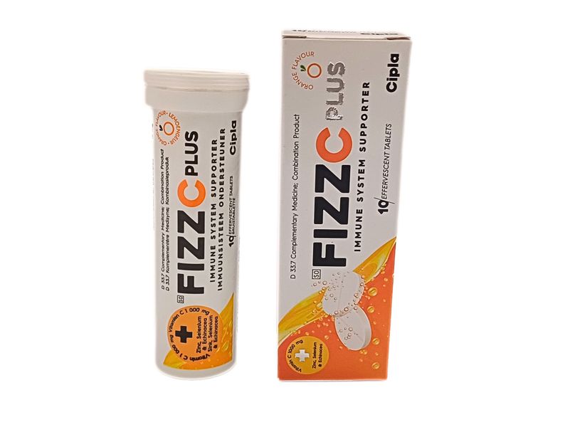Fizz C Plus - Power-Packed Immune Boost with Vitamin C, Zinc &amp; Echinacea